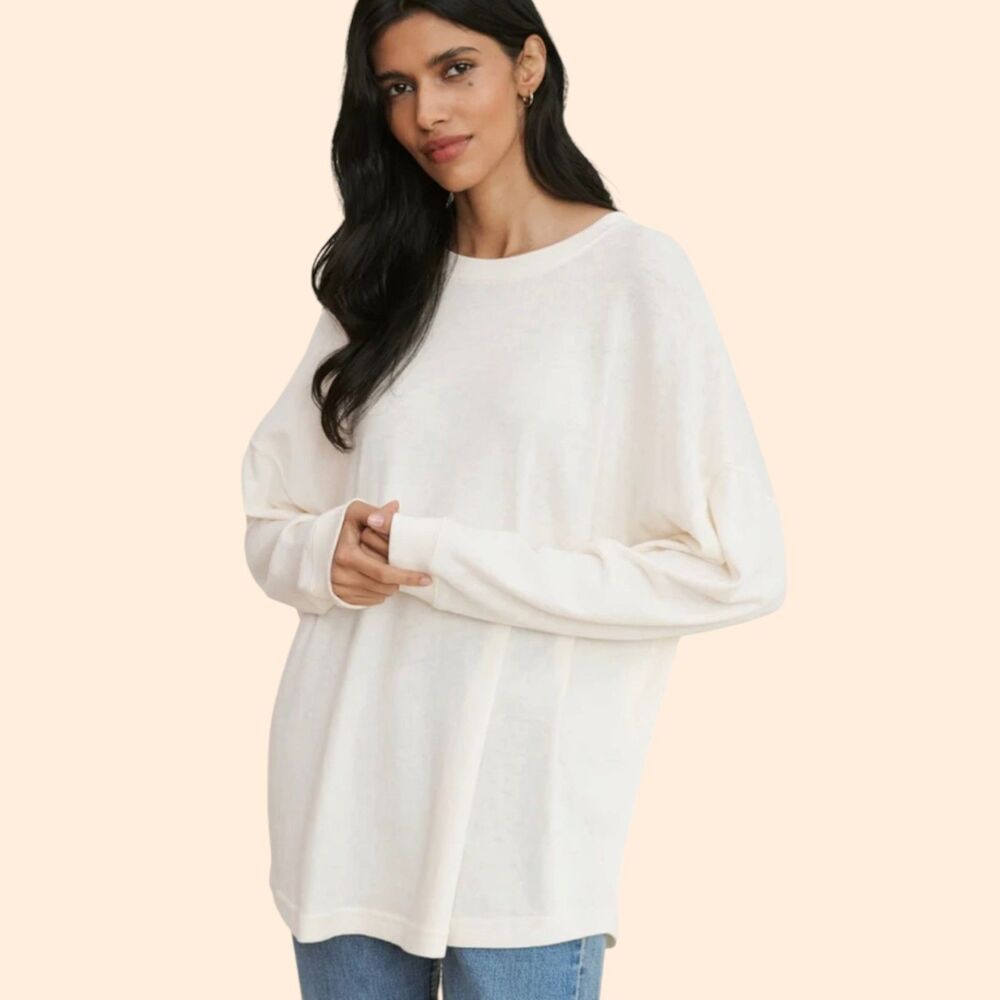 Jenni Kayne Boyfriend Long Sleeve Tee